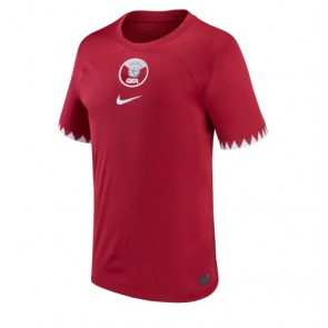 Qatar Replika Hjemmebanetrøje VM 2022 Kortærmet